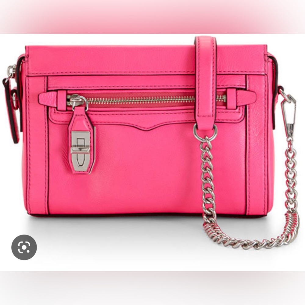 Rebecca Minkoff HOT Pink Crosby Crossbody